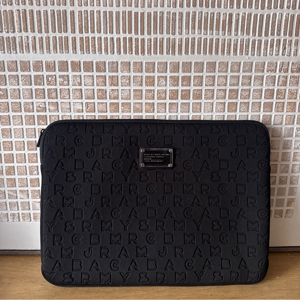 Marc Jacobs Black Laptop Sleeve